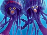 Las medusas Ernie y Bernie (El Espantatiburones)
