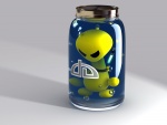 Alien en una botella