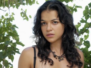 Postal: Michelle Rodriguez interpretando a Ana Lucia Cortez en la serie "Perdidos" (Lost)