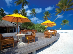 Postal: Playa en las Maldivas