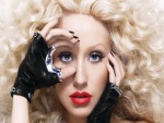 El rostro de Christina Aguilera