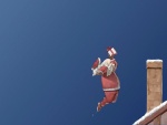 Santa Claus haciendo un mate