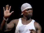 El rapero 50 Cent en concierto