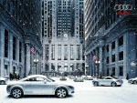 Anuncio de Audi bajo la nieve