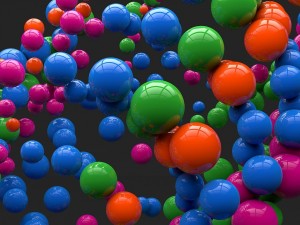 Bolas de colores