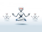 Robots practicando yoga