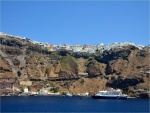 Puerto de Santorini (isla griega)