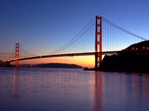 Luces en el Puente de San Francisco (Golden Gate)