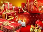 Muchos regalos listos para Navidad