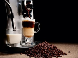 Postal: Máquina para preparar un buen café expreso