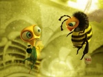 Humor entre abejas