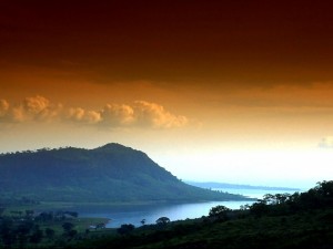 Postal: Lago africano