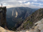 Taft Point, un mirador en el Parque Nacional Yosemite (California)