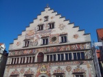 Fachada del Ayuntamiento de Lindau (Baviera, Alemania)