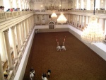 Entrenamientos de hípica en el Palacio Imperial de Hofburg (Viena, Austria)