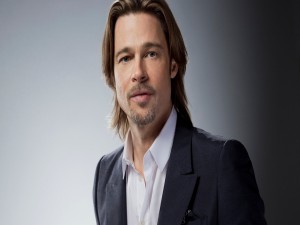 El actor y productor de cine estadounidense Brad Pitt