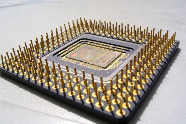 Patillas de un microprocesador