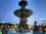 Fuente de los mares, en la Plaza de la Concordia, París