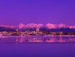 Atardecer en Anchorage, Alaska
