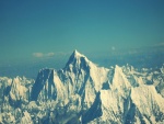 El monte Everest, la montaña más alta del mundo, marcando la frontera entre Nepal y China
