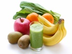 Zumo de frutas y verduras, rico en vitaminas