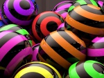 Bolas con círculos de colores