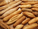 Varios tipos de barras de pan