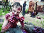 Zombis hambrientos en The Walking Dead