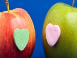 Manzanas con corazón
