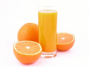 Postal: Zumo de naranja natural