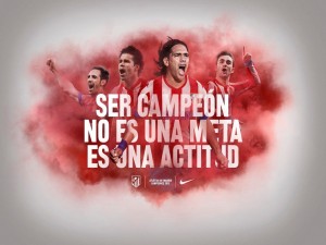 Postal: Atlético de Madrid, campeones de la Copa del Rey 2013 (España)