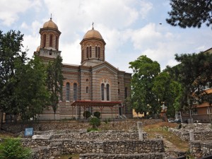 Postal: Catedral ortodoxa en Constanza (Rumania)