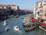 Canal Grande visto desde el puente de Rialto (Venecia)