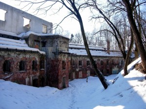 Postal: Fortificación en ruinas, Cracovia