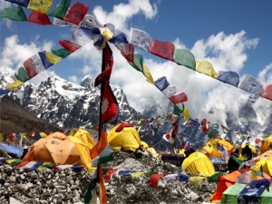 Campamento base en el Everest