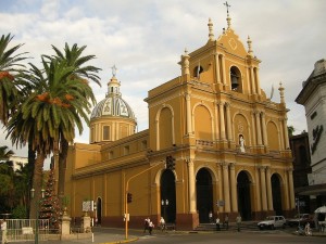 Postal: Templo de San Francisco, en Tucumán capital (Argentina)