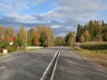 Carretera en Aegviidu, Estonia