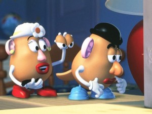 Postal: Señor y Señora Potato (Toy Story)