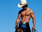 Cowboy musculoso