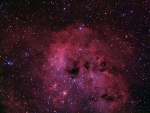 Cúmulo estelar NGC 1893 en la nebulosa IC 410