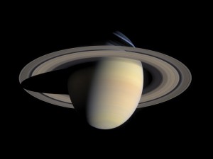 Postal: Una imagen perfecta de Saturno