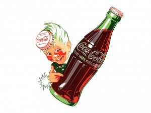 Antiguo anuncio de Coca-Cola