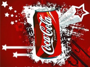 Postal: Lata de Coca-Cola