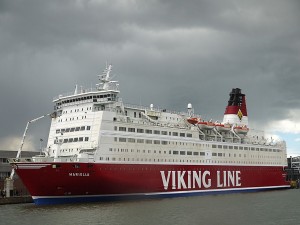 Postal: El ferry finlandés "Mariella"