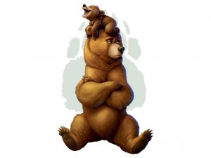 Postal: Hermano oso (Brother Bear)