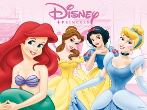Postal: Guapas Princesas Disney