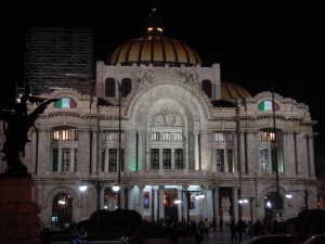 Postal: Palacio de Bellas Artes, México D.F.