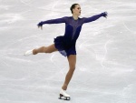Natalia Popova (Ucrania) en el Campeonato Mundial de Patinaje Artístico de 2012