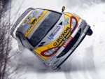 Juuso Pykälistö (Finlandia) en su Peugeot 206 WRC durante el Rally de Suecia