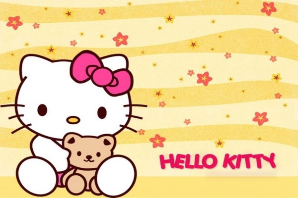 Hello Kitty con su osito